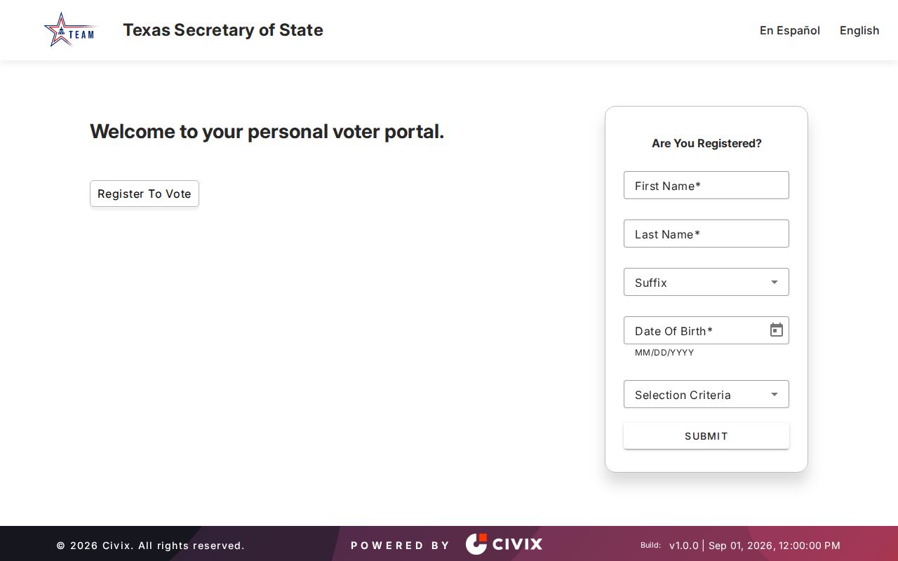 Sachse residents directory Texas My Voter Portal lookup